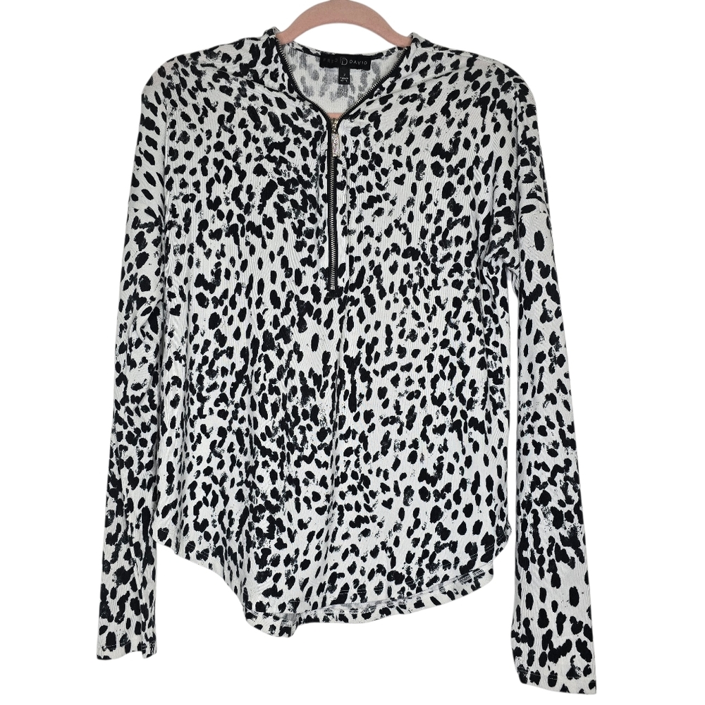 Fred David Leopard Print Pullover - image 1